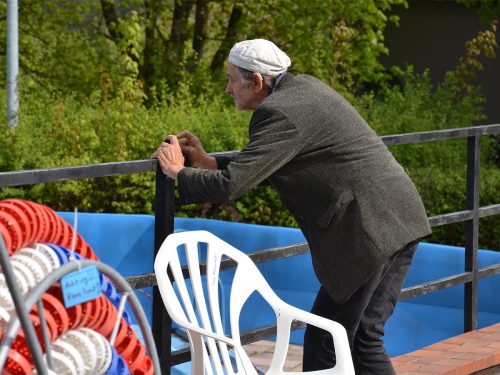 und noch ein Foto, Andreas fotografiert das Unruhekissen